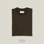 DOUBLE LAYER TEE - BROWN