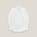 WRINKLE FREE BTD SHIRT - WHITE (Slim Fit)