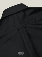 WRINKLE FREE BTD SHIRT - BLACK (Slim Fit)