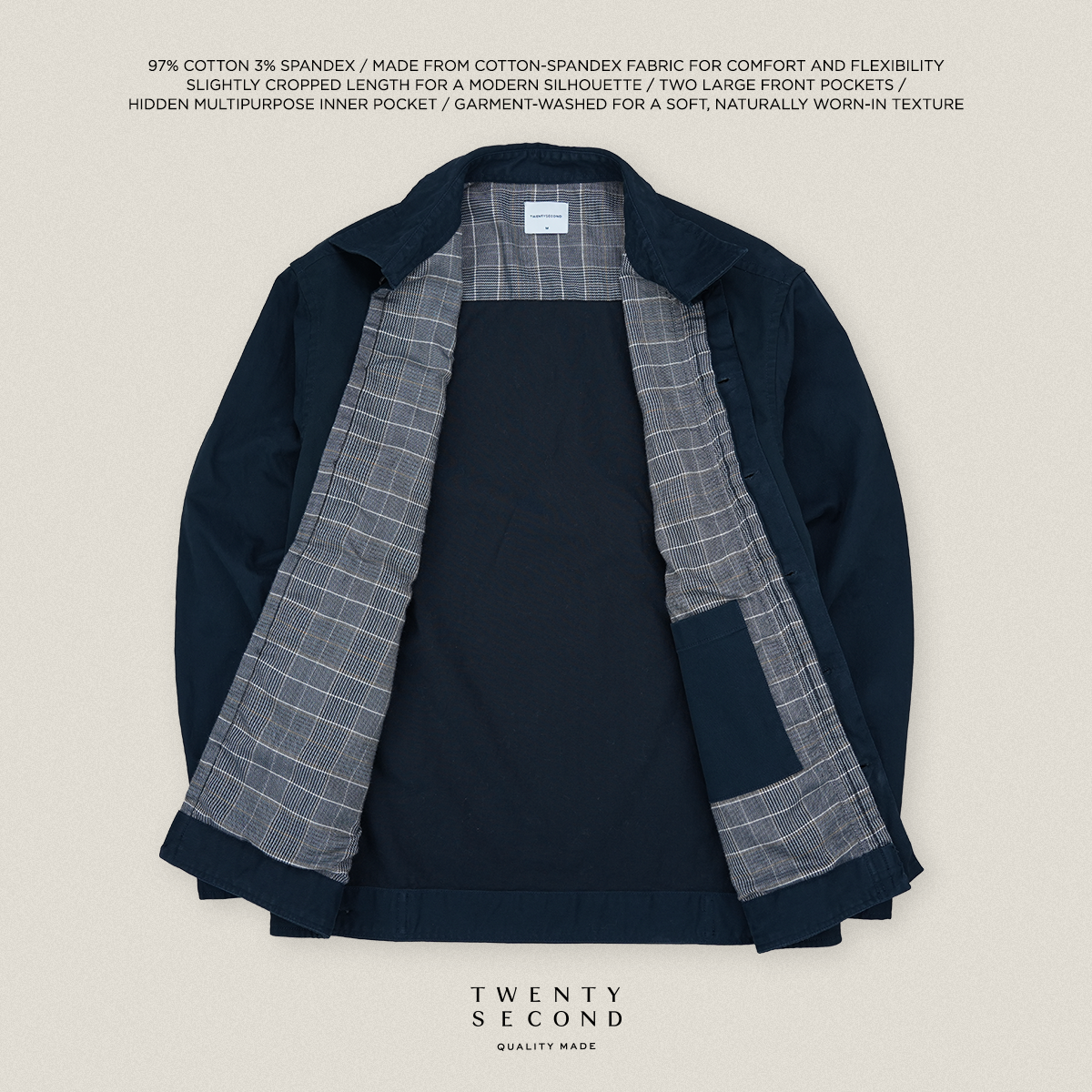 ESCAPE OUTBOUND JACKET - DARK BLUE