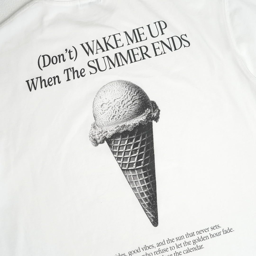 EVC SUMMER ENDS TEE - WHITE