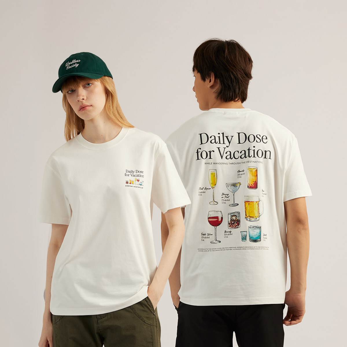 EVC DAILY DOSE TEE - WHITE