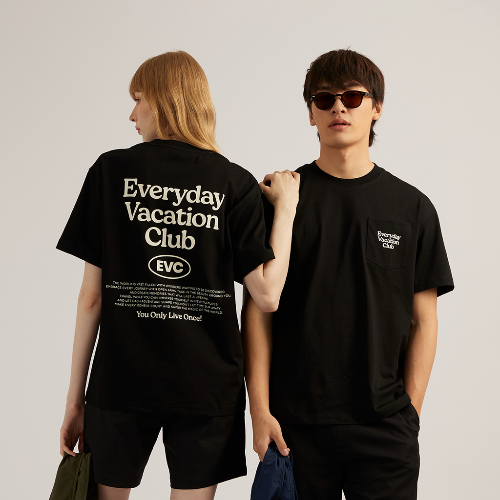 EVC CLUB TEE - BLACK