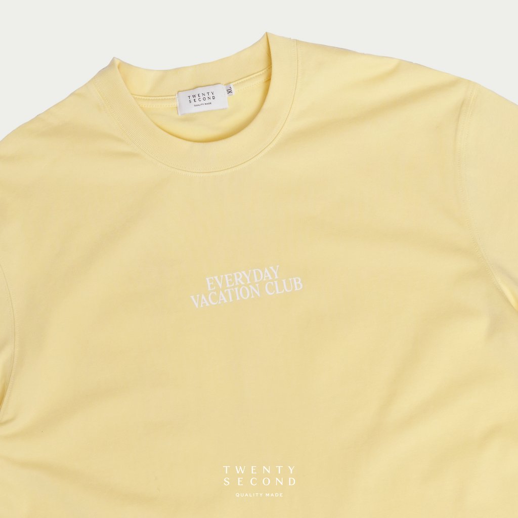 EVC CLUB TEE - YELLOW