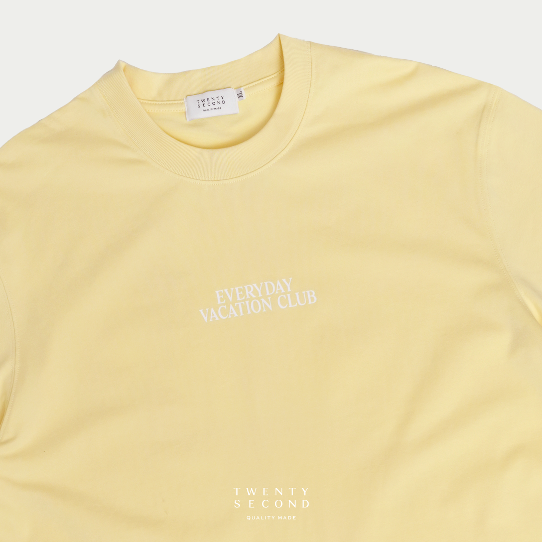 EVC CLUB TEE - YELLOW