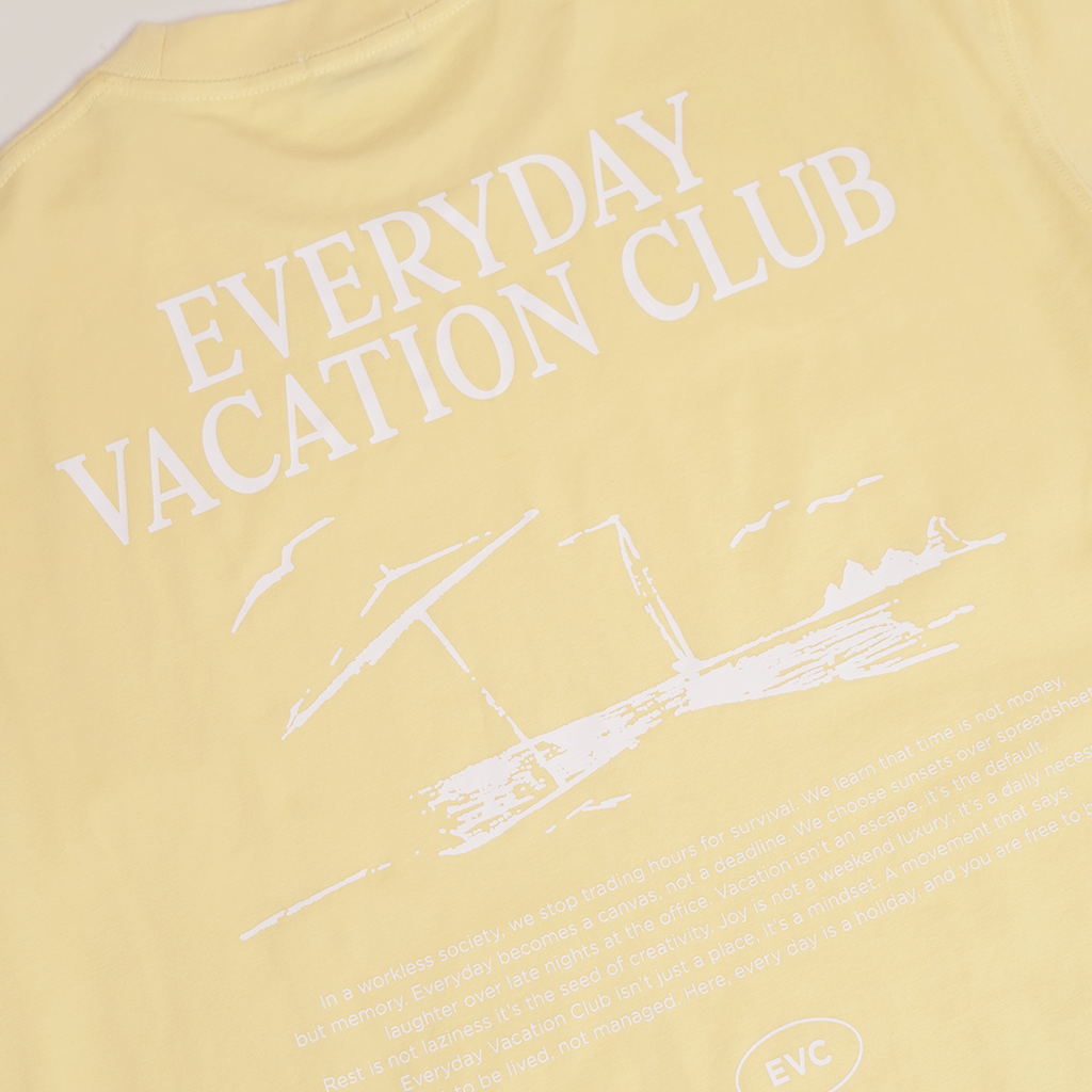 EVC CLUB TEE - YELLOW