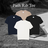 PATH RIB TEE - KHAKI