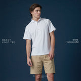 BRANT SHORT SLEEVE POLO TEE - WHITE