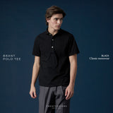 BRANT SHORT SLEEVE POLO TEE - BLACK