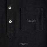 DOVER POPOVER POLO TEE - BLACK