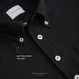 DOVER POPOVER POLO TEE - BLACK