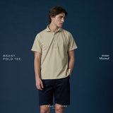 BRANT SHORT SLEEVE POLO TEE - KHAKI