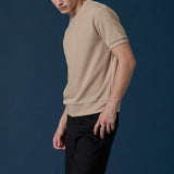 PATH RIB TEE - KHAKI