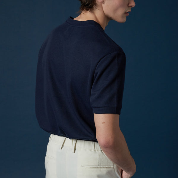 PATH RIB TEE - NAVY