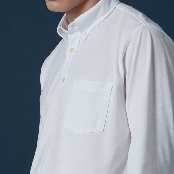 DOVER POPOVER POLO TEE - WHITE