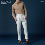 BRISTOL WOOL TROUSERS - WHITE