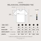 RELAXCOOL SEAMLESS OVERSIZED TEE - KHAKI