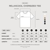 RELAXCOOL SEAMLESS OVERSIZED TEE - MAROON
