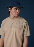 NYLON UTILITY TEE - KHAKI (Relaxed fit)