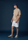 NYLON UTILITY TEE - KHAKI (Relaxed fit)