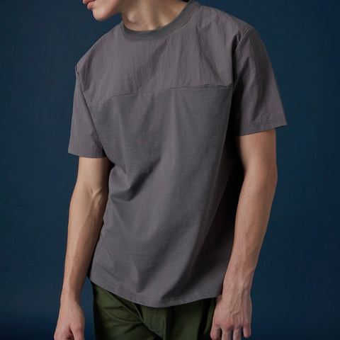 NYLON UTILITY TEE - OLIVE (Relaxed fit)