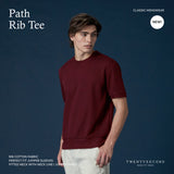 PATH RIB TEE - RED