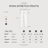 RYAN STRETCH PANTS - WHITE
