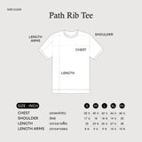 PATH RIB TEE - KHAKI