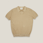 LUCCA KNIT POLO - KHAKI