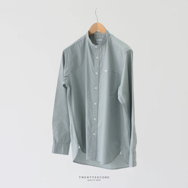 KEEN BAND COLLAR SHIRT - GREEN
