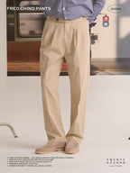 FRED CHINO PANTS - KHAKI