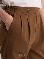 FRED CHINO PANTS - BROWN