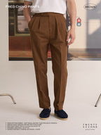 FRED CHINO PANTS - BROWN