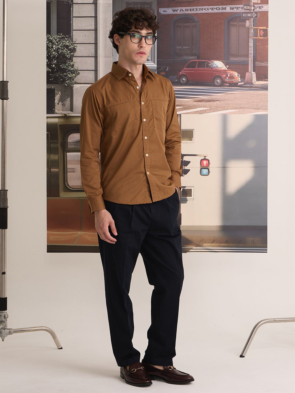 FRED CHINO PANTS - NAVY
