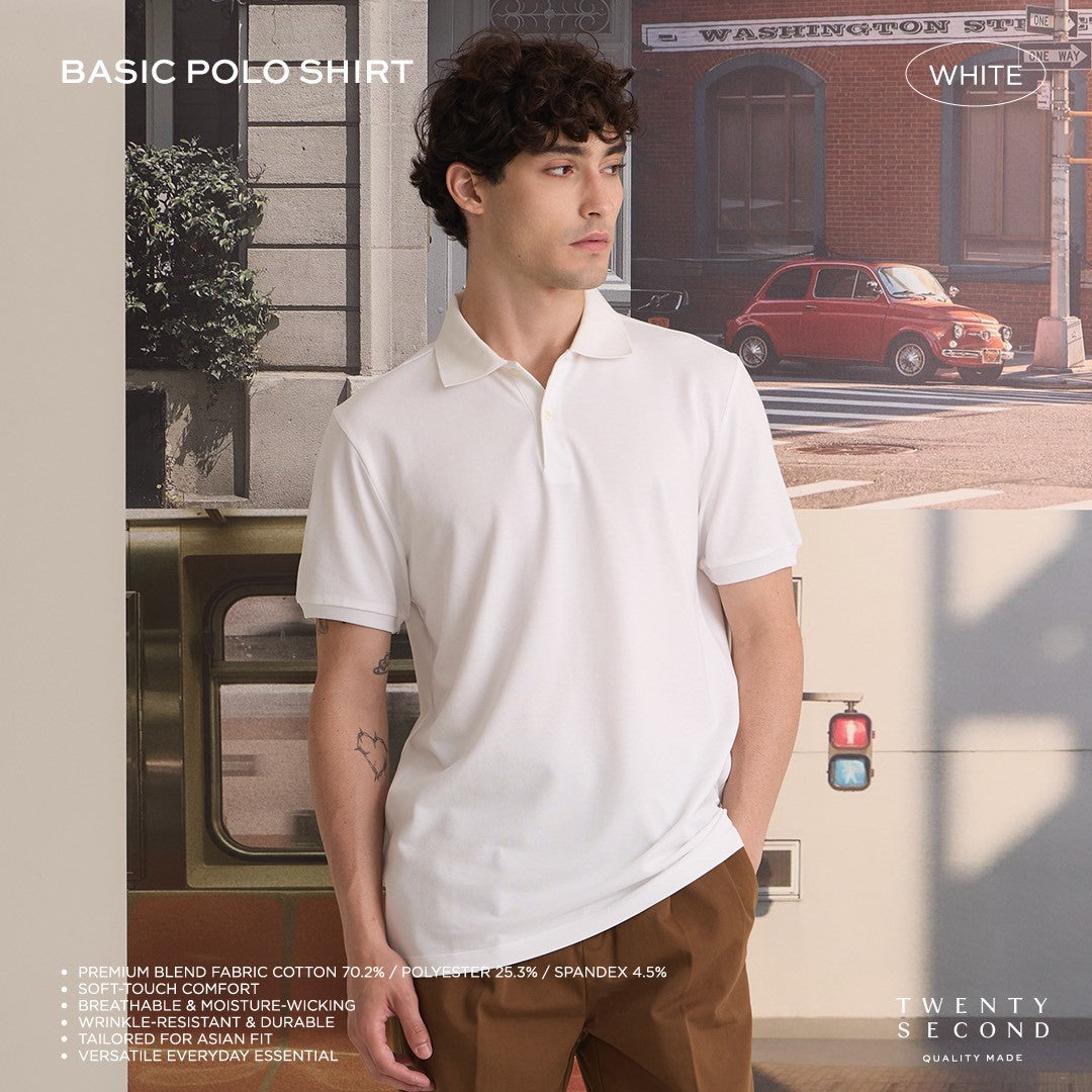 BASIC POLO - WHITE