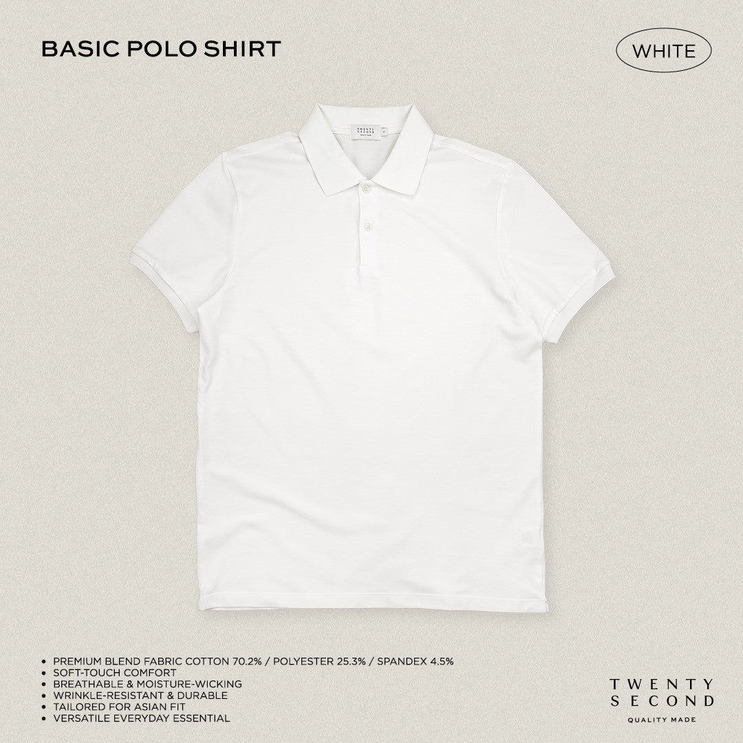BASIC POLO - WHITE