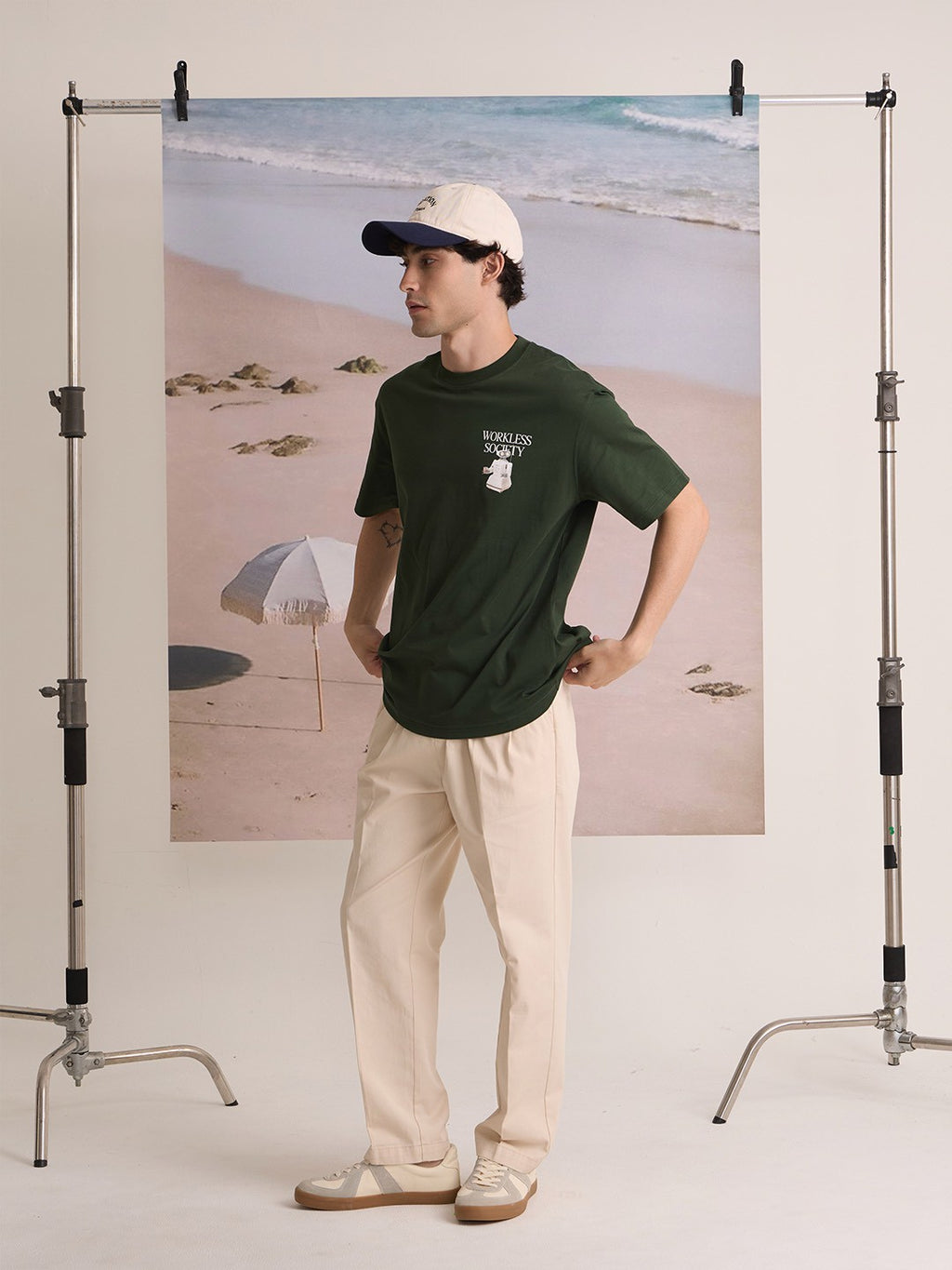 FRED CHINO PANTS - BEIGE