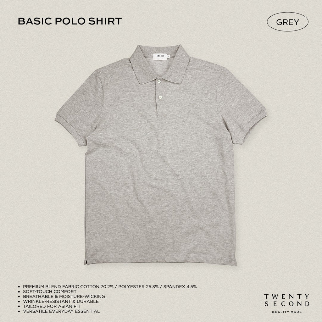 BASIC POLO - GREY