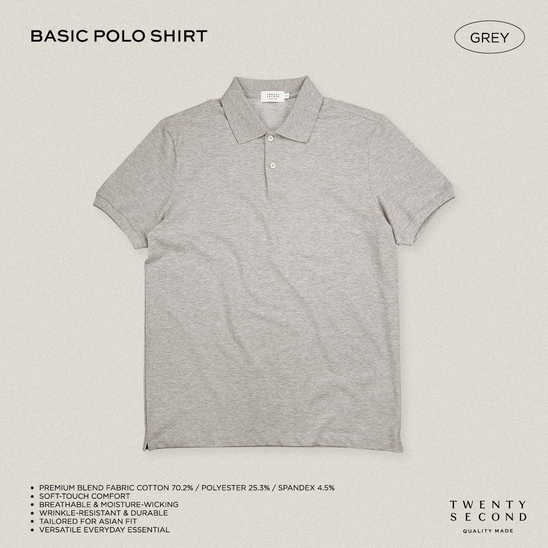 BASIC POLO - GREY