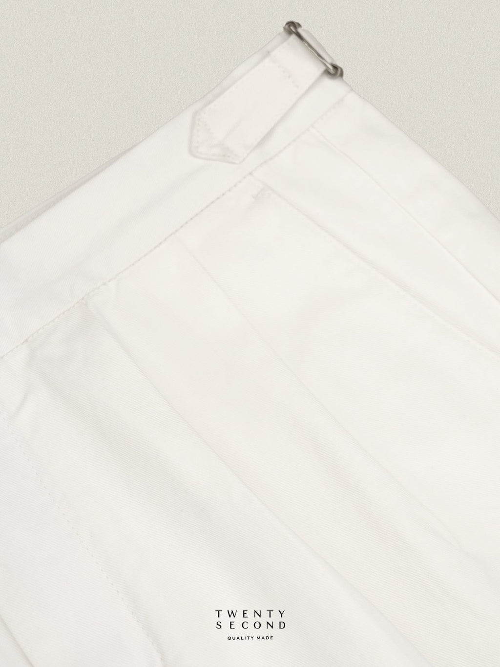 FRED CHINO PANTS - WHITE