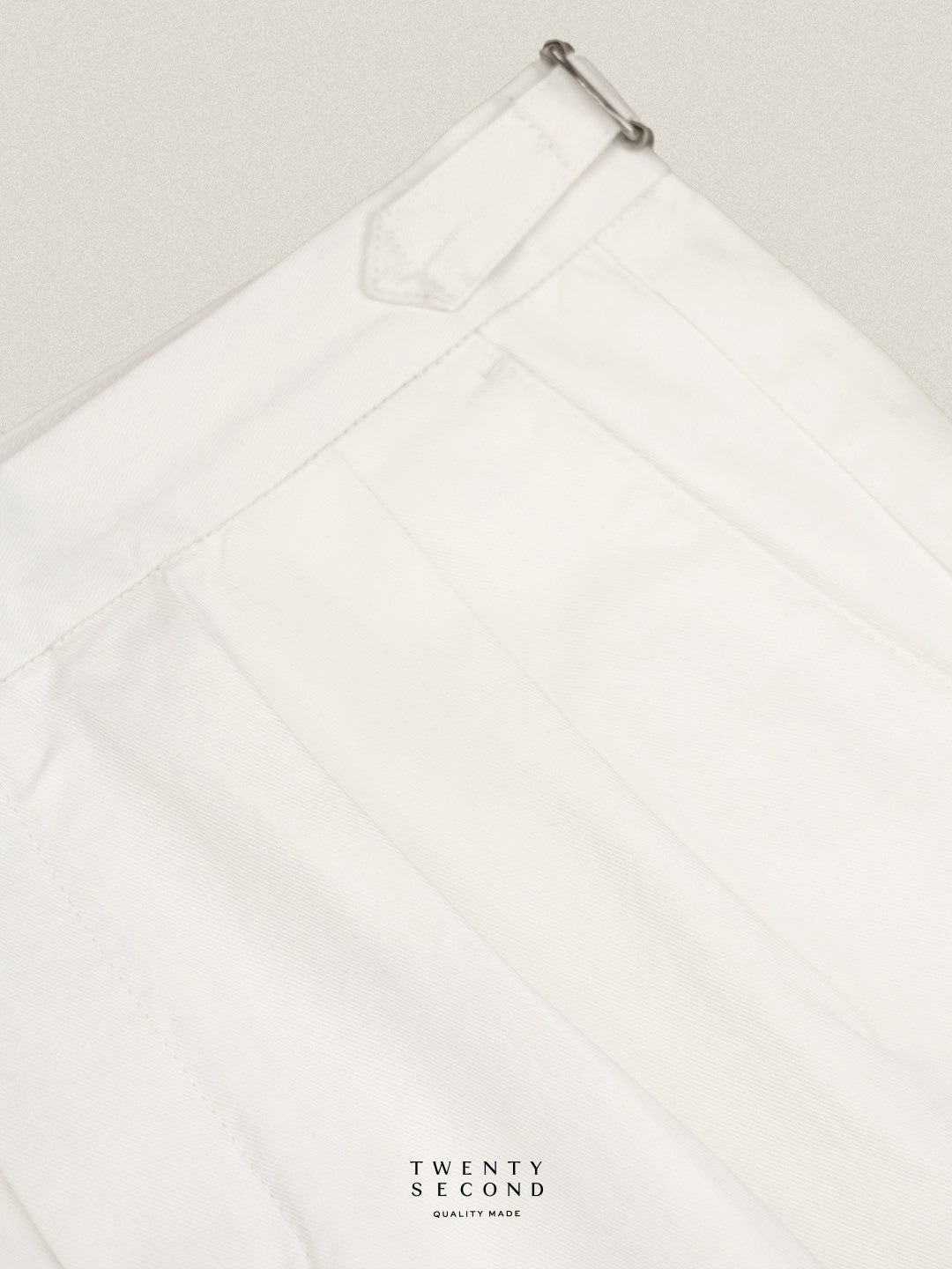 FRED CHINO PANTS - WHITE
