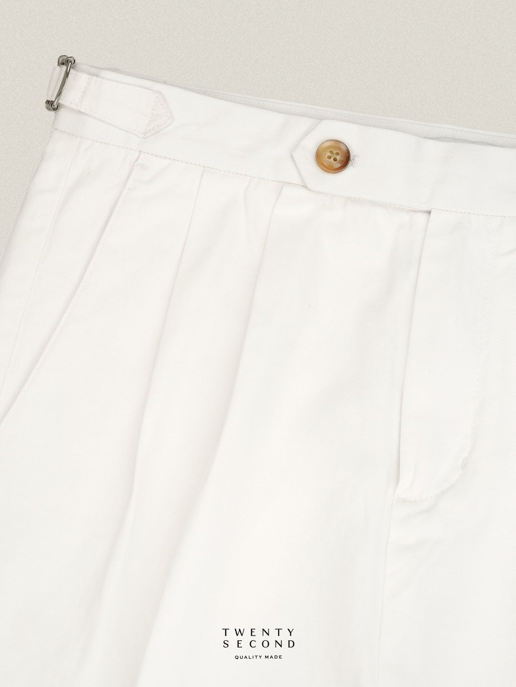 FRED CHINO PANTS - WHITE