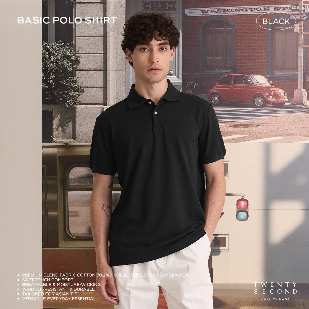 BASIC POLO - BLACK