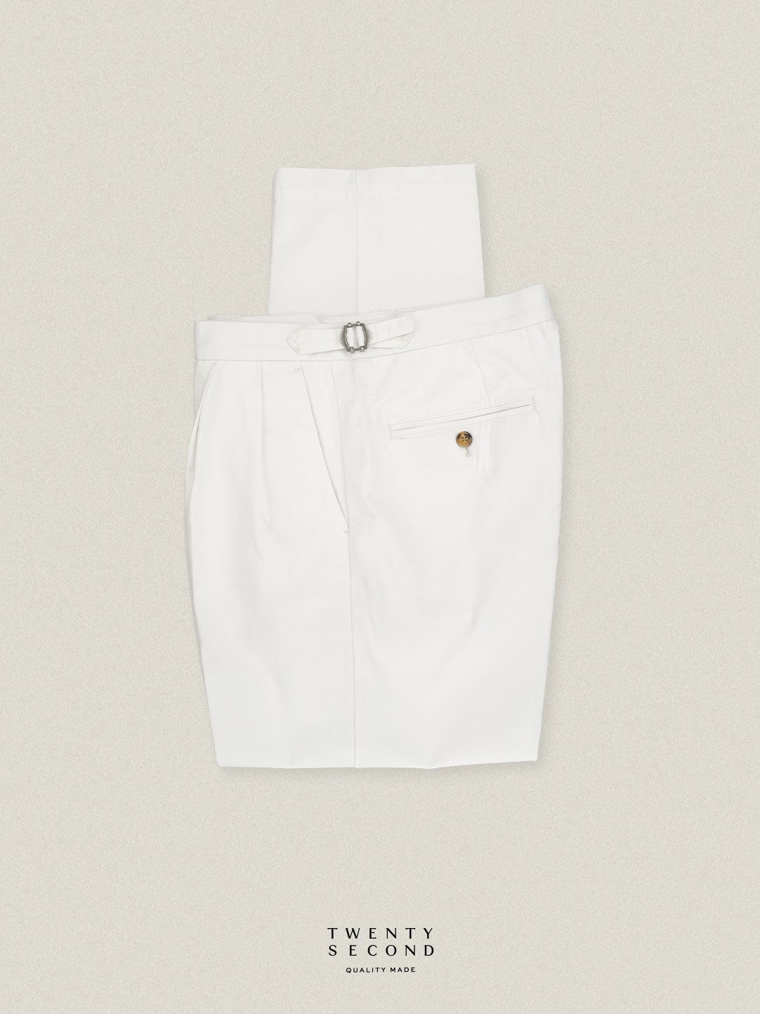 FRED CHINO PANTS - WHITE