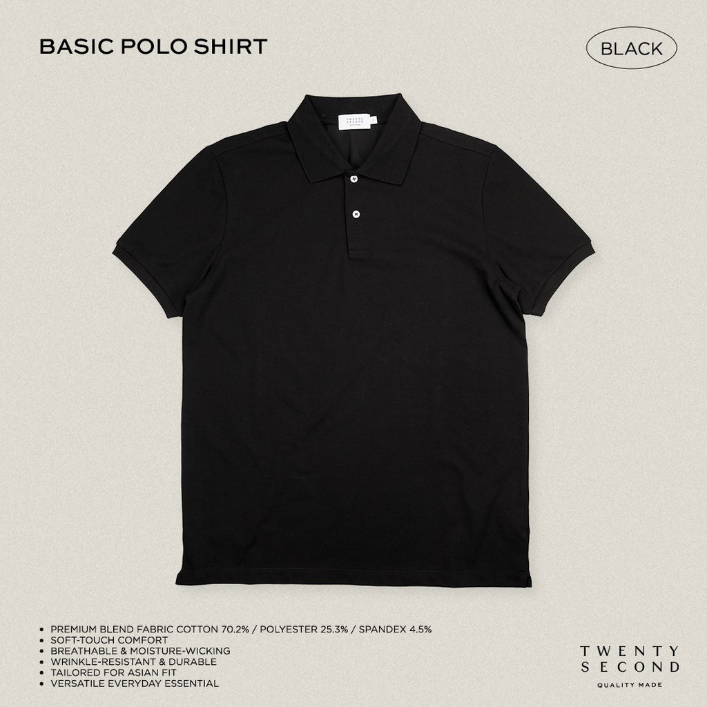 BASIC POLO - BLACK