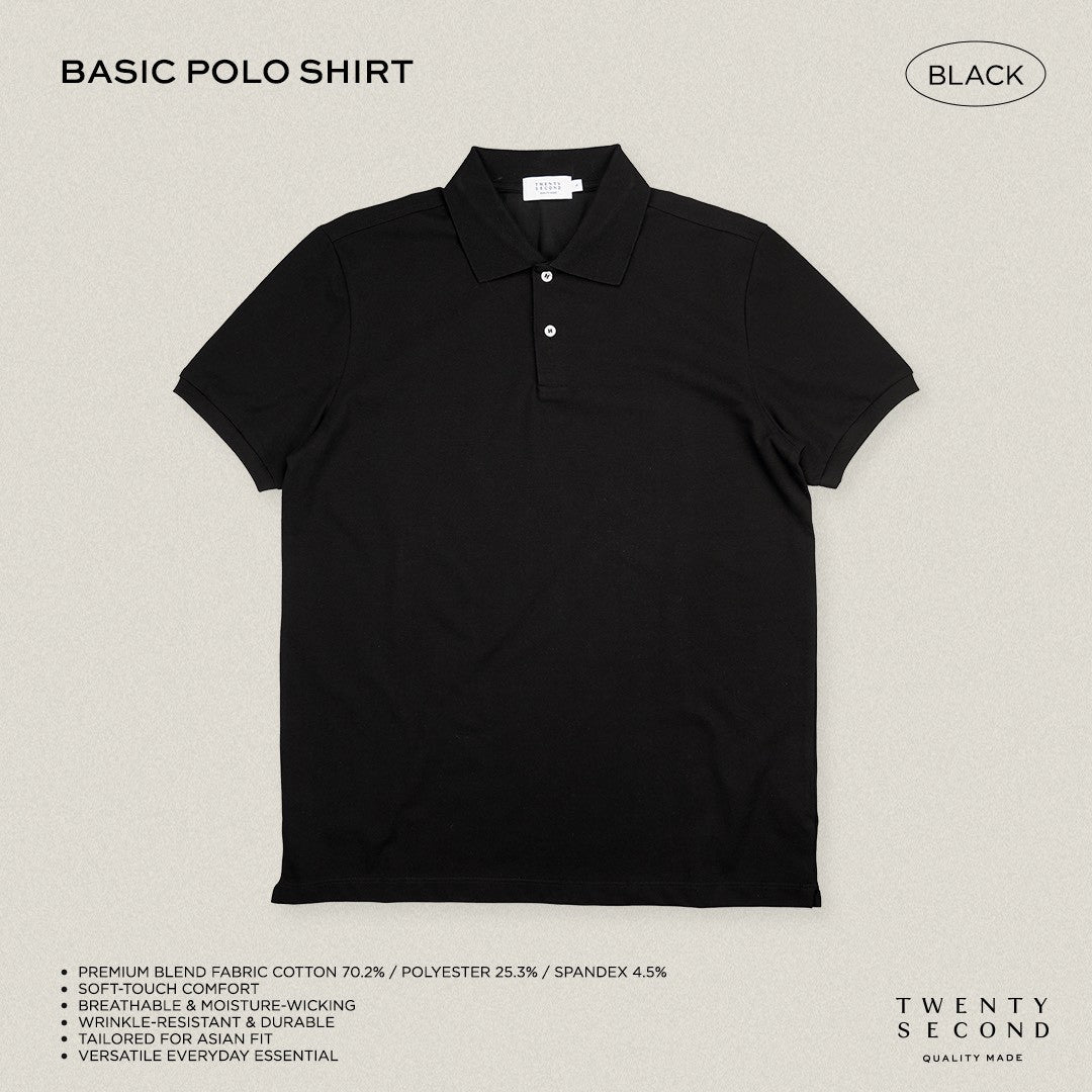 BASIC POLO - BLACK