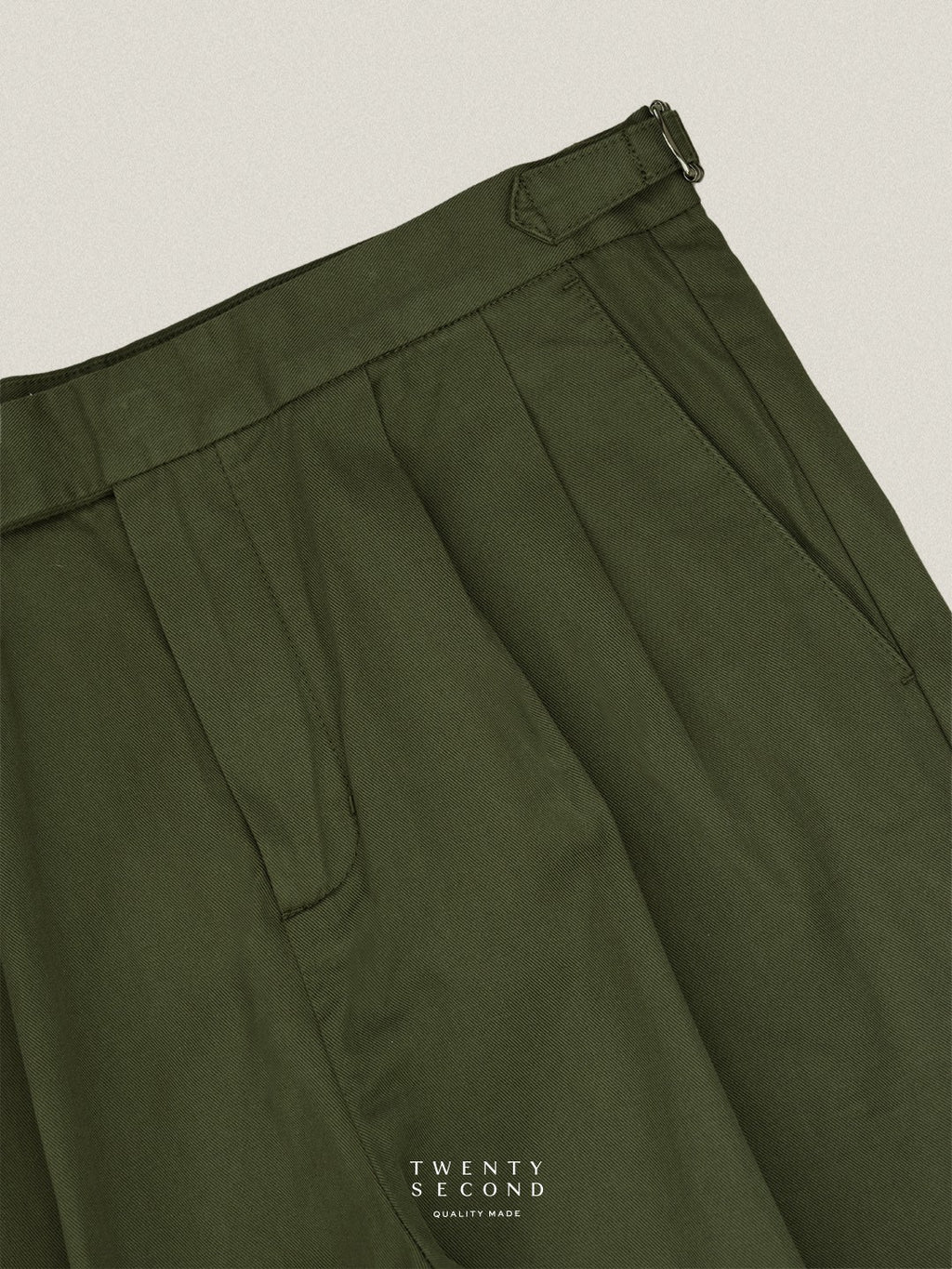 FRED CHINO PANTS - OLIVE