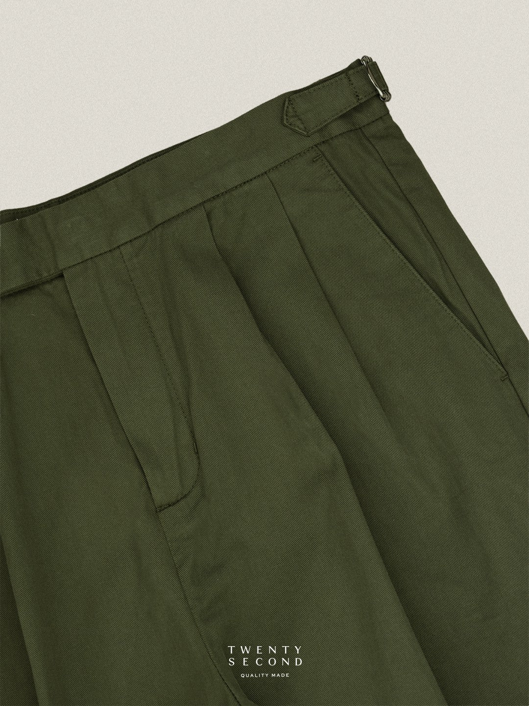 FRED CHINO PANTS - OLIVE