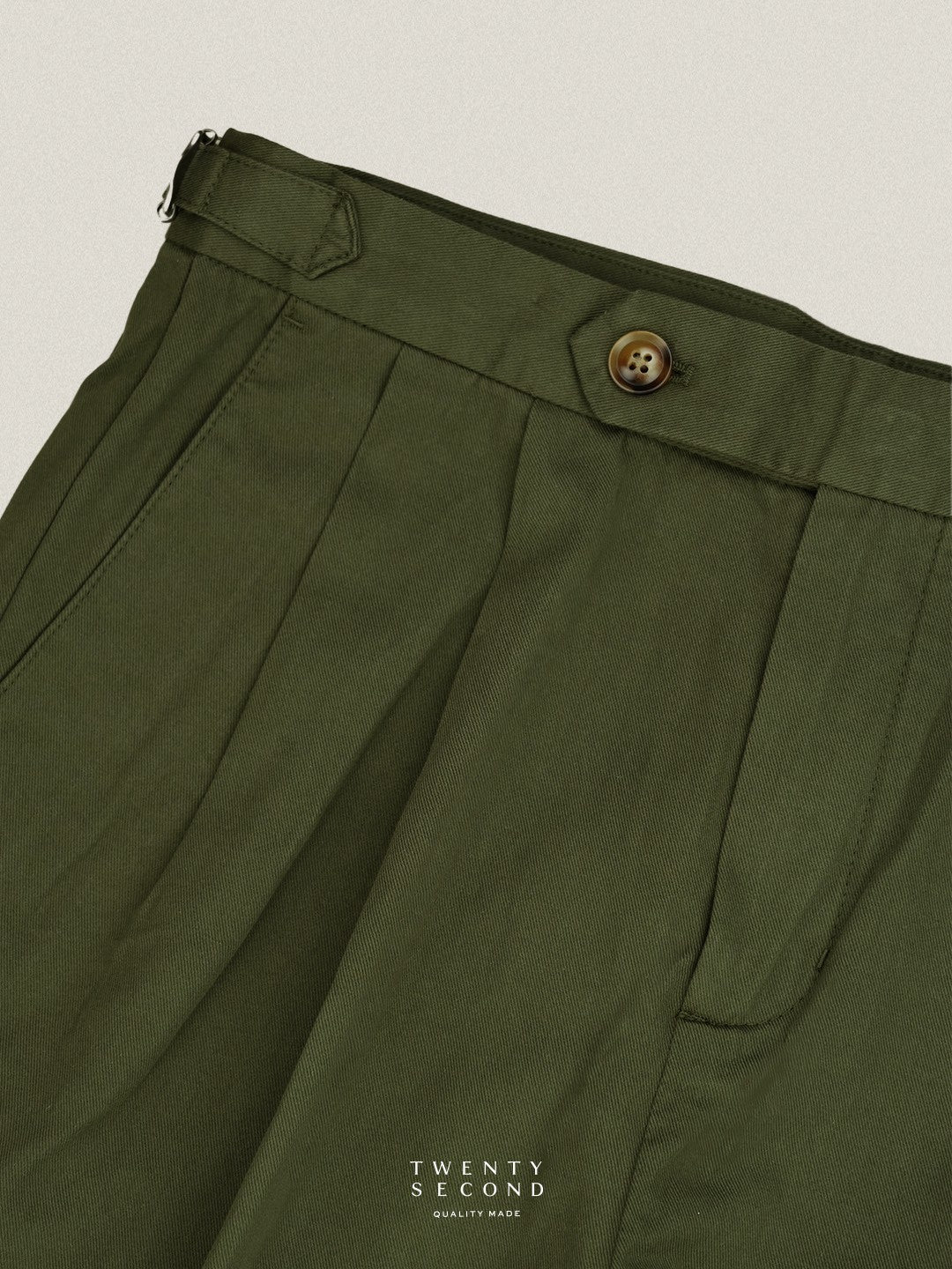 FRED CHINO PANTS - OLIVE