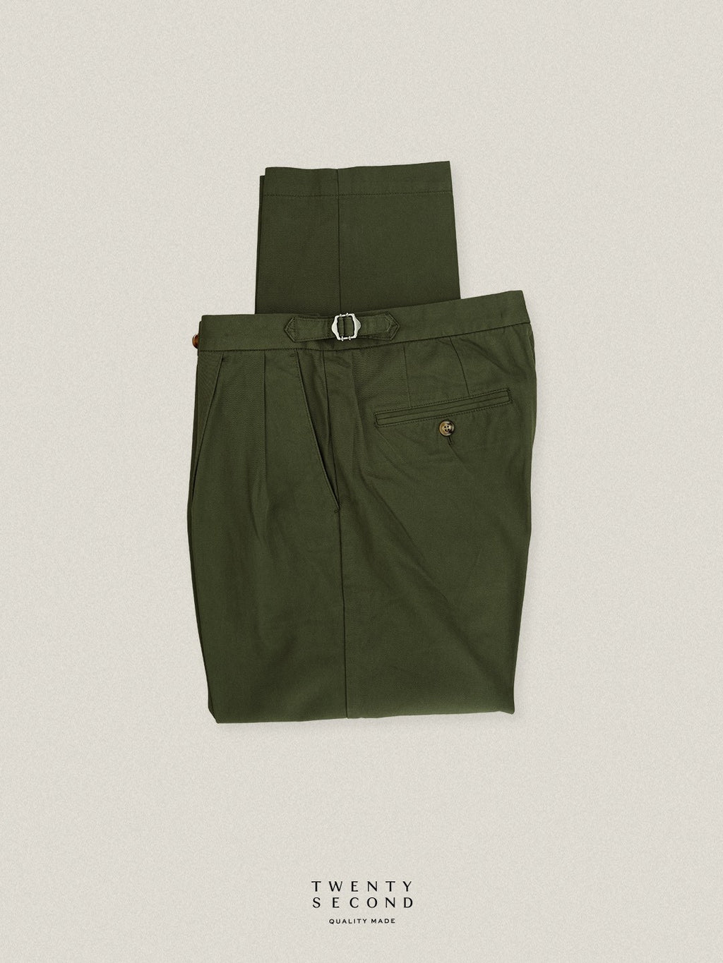 FRED CHINO PANTS - OLIVE